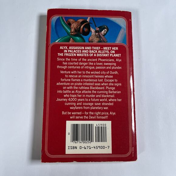 The Adventures Of Alyx 1983 Joanna Russ Vintage Paperback First Timescape - Picture 3 of 6